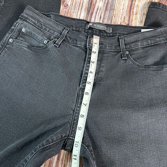 Levi's 505 STRAIGHT LEG Womens Size 8 Black Mid Rise Jeans Denim Pants 30x31 - Picture 5 of 11